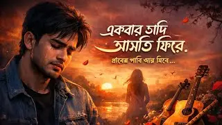 একবার যদি আসতি ফিরে | প্রাণের পাখি | Bangla Sad Romantic Song