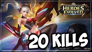 CAN 20 KILLS CARRY THIS GAME?! | Heroes Evolved - Arelquin Build | Ranked Gameplay