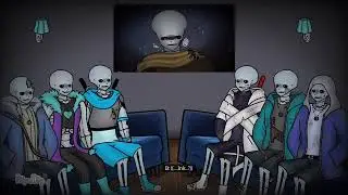 Sans Aus react to Error & Ink (1/2) - Past 'New Fate' react to (8/?)