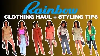 Affordable Clothing Haul + Styling Tips. Elevated Fall Fashion With Rainbow Shops