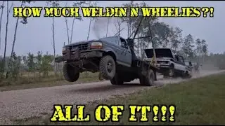 CUMMINS BUS BUILD AND ONE TON WHEELIES!!!