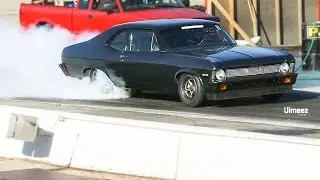 8 SEC STREET SLEEPER! TWIN TURBO NOVA! ONE GUY'S GARAGE DRAG WEEKEND! BYRON DRAGWAY!