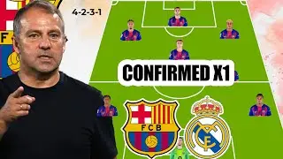 CONFIRMED Lineup! Barcelona vs Real Madrid 🔴🔵 Yamal Starts | Supercopa de Espa&ntilde;a 2025/26