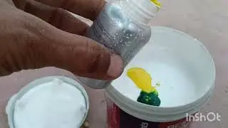 Colour mixing//light green colour mix