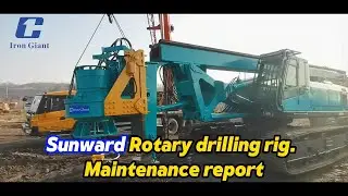Shocking SWDM200 rotary drilling rig maintenance record