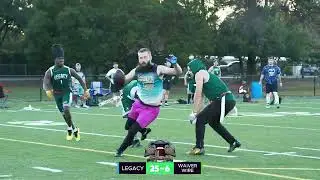 WEEK 1 JAX FLAG FOOTBALL LEAGUE SEASON 61: WAIVER WIRE vs LEGACY