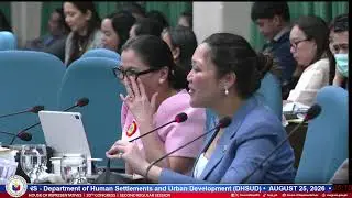 COMMITTEE ON APPROPRIATIONS - BUDGET BRIEFING/HEARINGS OF THE FY 2027 PROPOSED BUDGET (DHSUD)