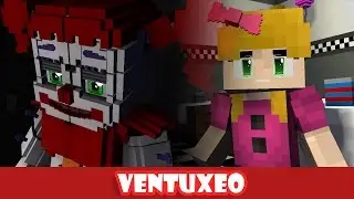 Circus Baby's story in 3D│Fnaf Sister Location Animation│Minecraft animation