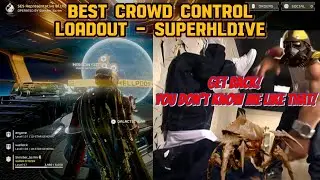 BEST CROWD CONTROL LOADOUT | Super Helldive Max Difficulty | Level 10 | Vs Bugs | Helldivers 2