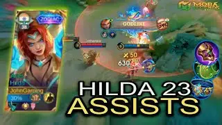 HILDA 23 ASSISTS l HIGHLIGHTS MATCH l MLBB l JOHN.GAMING
