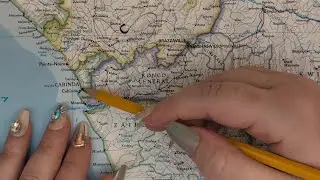 ASMR ~ Cabinda, Angola History & Geography ~ Soft Spoken Map Tracing Google Earth