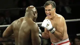 Mitt Romney Squares Off With Heavyweight Champion