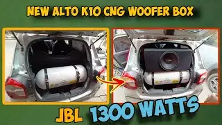 CNG ALTO CAR MAIN LAGA DIYA WOOFER KA BOX