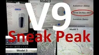 Tesla V9 Software Sneak Peak