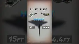 SU 57 vs F 35 : Comparison #shorts #short #su57 #f35 #airforce
