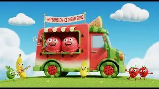 Watermelon Ice Cream Song | Summer Fun Food Rhyme for Kids | Nursery Rhymes & Kids Songs