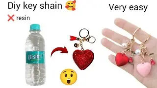 Ghar pe bnaye beautiful key shain😲🥰/Diy key chain/homemade key chain/how to make key chain#diy#craft