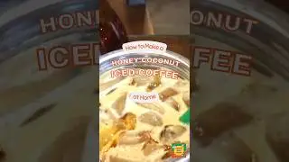How to Make a Honey Coconut Iced Coffee at Home 🍯🥥 #CoffeeBuzzRecipes #HoneyCoconutIcedCoffee