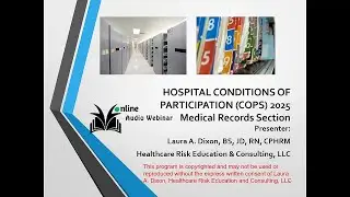 Medical Record Chapter: Meeting the CMS Hospital CoPs, Access, and OCR Security Requirements