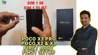 How To Setup POCO X3 Pro | SD 860 | 120Hz Display | POCO X3 Pro & X3  First Boot up time & Setup 🔥🔥👍