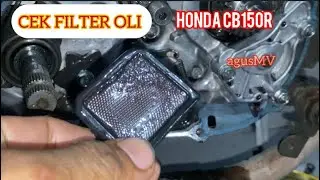 Check the Honda CB150R oil filter