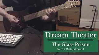 Dream Theater - The Glass Prison - intro + Restoration riff, AX8, JP157