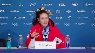 Gu Ailing apologizes for being late to press conference after learning grandmother passed｜Olympics