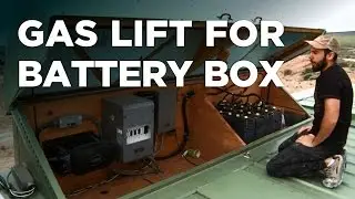 Easy Gas Lift Support for Battery Box Lid