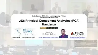 Lecture_92: 1 PCA Lecture (#principalcomponent #machinelearning #datascience #explore #ai)