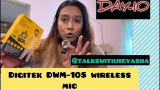 Digitek Wireless Mic Review | Honest Sound Test 🎤 @talkswithjigyasha 