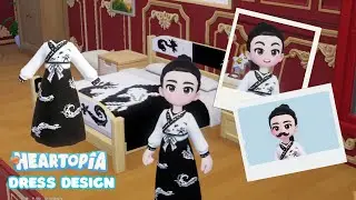 Hanfu-Inspired Painted Dress ✨ | Heartopia Showcase