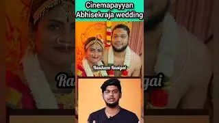 Abhisekraja wedding pics 🤩#shorts #abhishek #cinemapayyan #viral #trending #biggboss #biggbosstamil