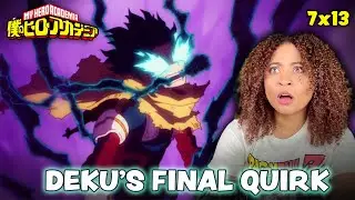 DEKU'S FINAL QUIRK... 😬 My Hero Academia Season 7 Episode 13 Reaction