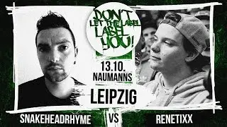 SnakeHeadRhyme vs RenetiXX // DLTLLY RapBattle (Leipzig) // 2018