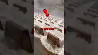 Why do some dams have baffle blocks