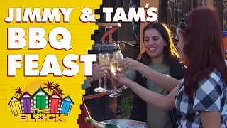Jimmy and Tam host a barbecue feast | The Block 2020