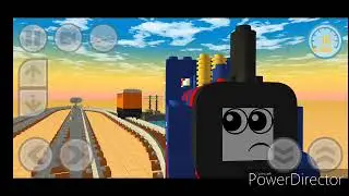 Thomas's train in drawbricks