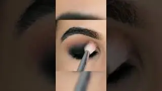 Black Eyes.. | Black Eye Makeup Look | #black #eyemakeup #shorts #youtubeshorts