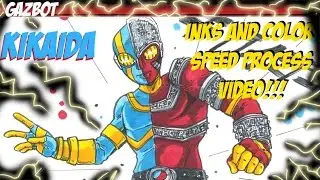 Kikaida kikaider speed process video by GAZBOT