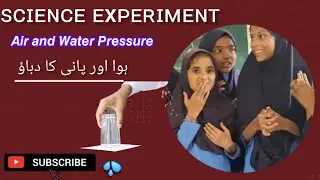 Glass Upside Down but Water Stays! 😱 Science Surprise.#airpressureexperiment #sciencesurprise #yt #