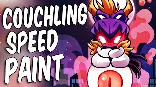 Couchling Patron SpeedPaint: RedEyedCritic - TenMoreMinutes