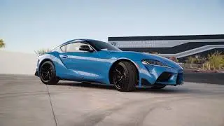 Full Car Clear Bra PPF and Ceramic Pro Gold Package on A91 Toyota Supra by Ceramic Pro Las Vegas