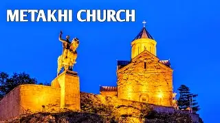 Metekhi St. Virgin Church, Tbilisi, Georgia. Tibilisi Walking City Tour