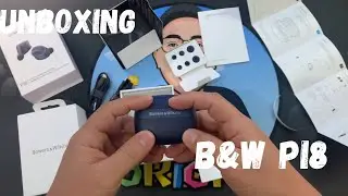 UNBOXING - Bowers & Wilkins Pi8 - Audiophile High Resolution Earphones - Midnight Blue