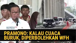 Gubernur Pramono Siap Terapkan WFH Jika Hujan Lebat Kembali Melanda Jakarta