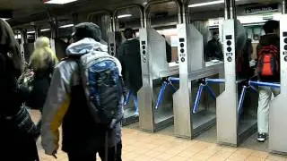 Entry Media Turnstiles at Grand Central Station - March 4, 2010
