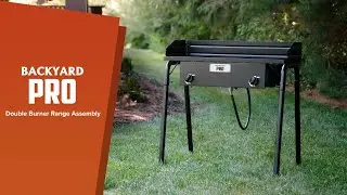 Сборка двухконфорочной плиты Backyard Pro