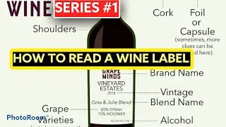 wine series #1 || INTRODUCTION|| How to Read a Wine Label