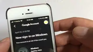 Gmail for iphone.  How can I check recent login activity for suspicious or strange activity.