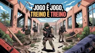 JOGO &Eacute; JOGO, TREINO &Eacute; TREINO. GAMEPLAY DE AIRSOFT